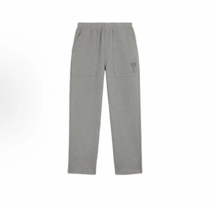 Design Solid Blue Relaxed Fit Pants - 5
