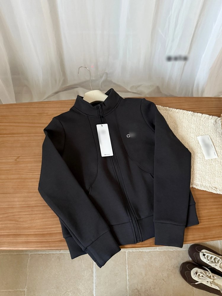 Sanmingzhi Stand Collar Zip-Up Jacket Navy Outerwear - 8