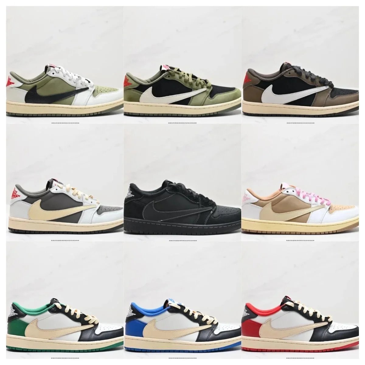 Nike Travis Scott x Air Jordan 1 Low sneakers [17 styles]