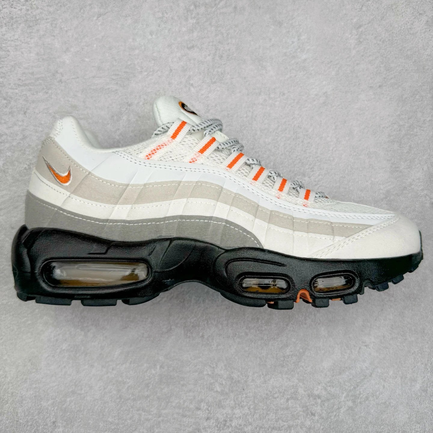 HM0622-002 White Orange Black (Men's Shoes)