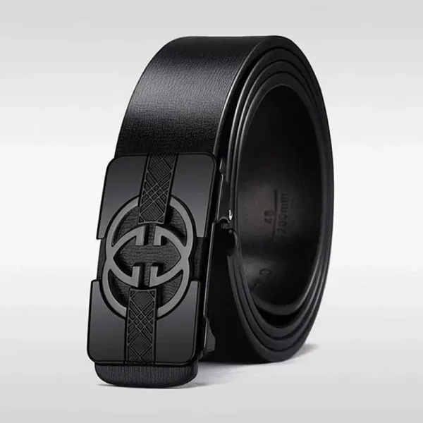 Gucci Interlocking G Buckle Leather Belt Black - 4