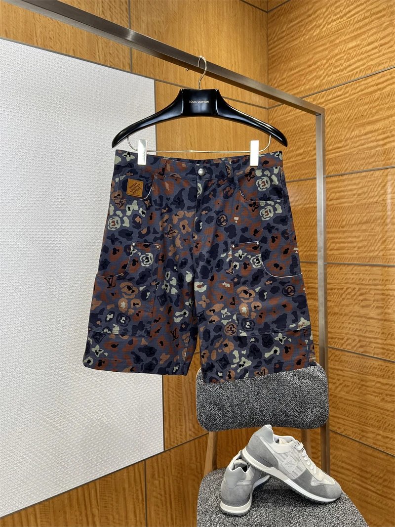 Louis Vuitton Shorts Monogram Flower Multicolor