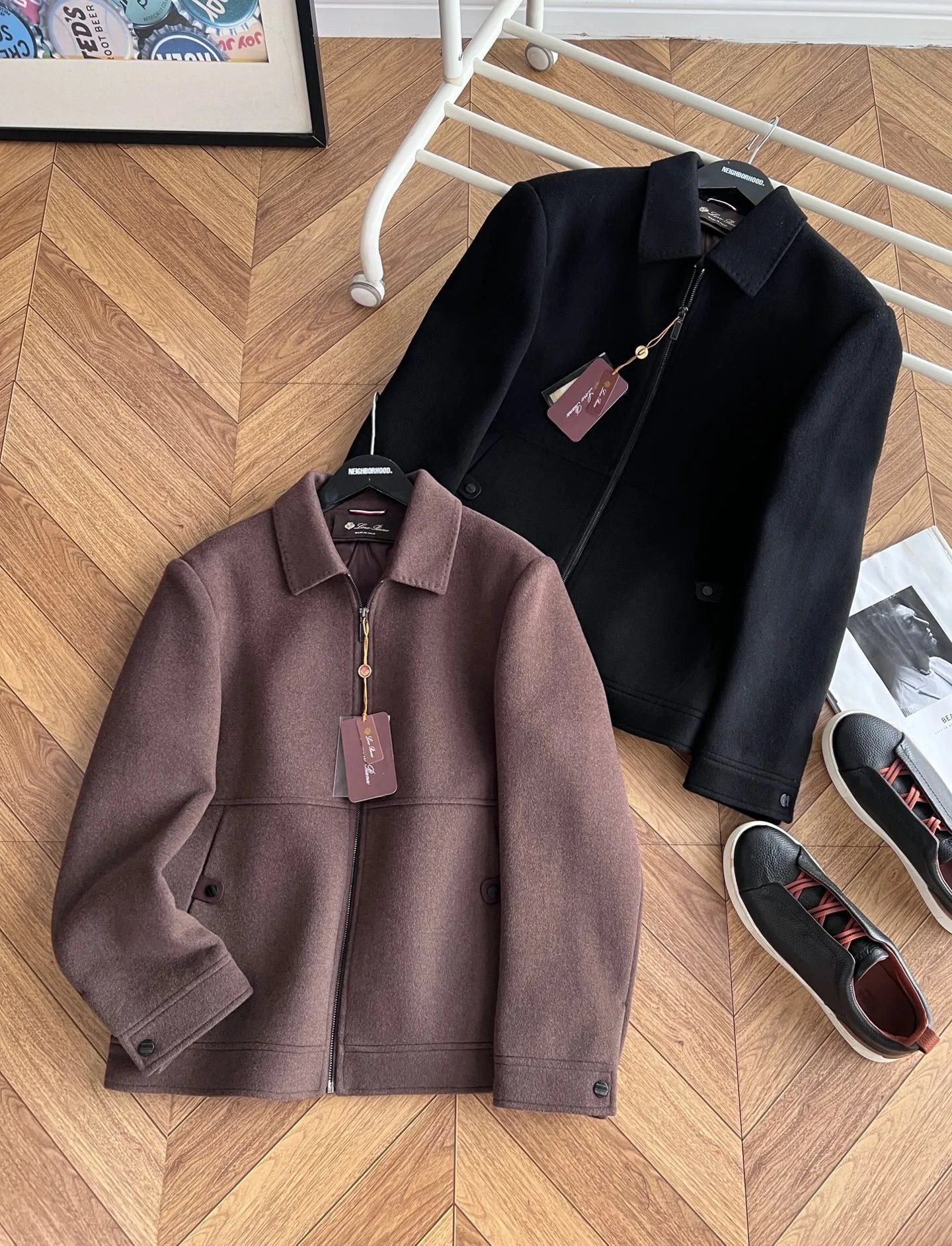 6shu-551215256 Double-sided Woolen Lapel Jacket