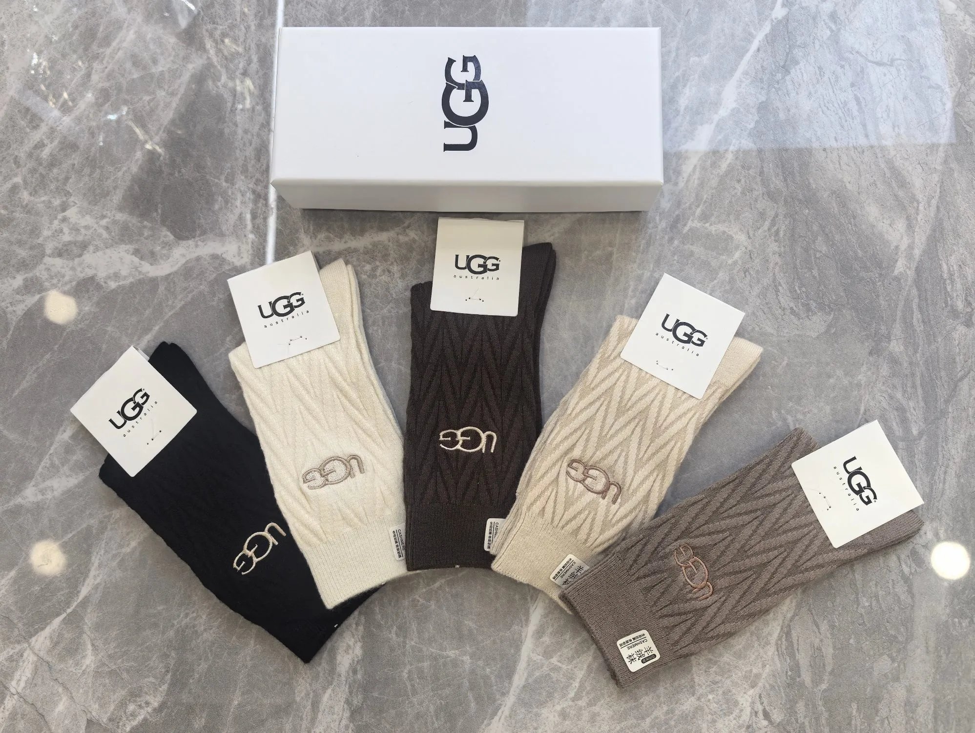 UGG Cable Knit Socks - 3/6