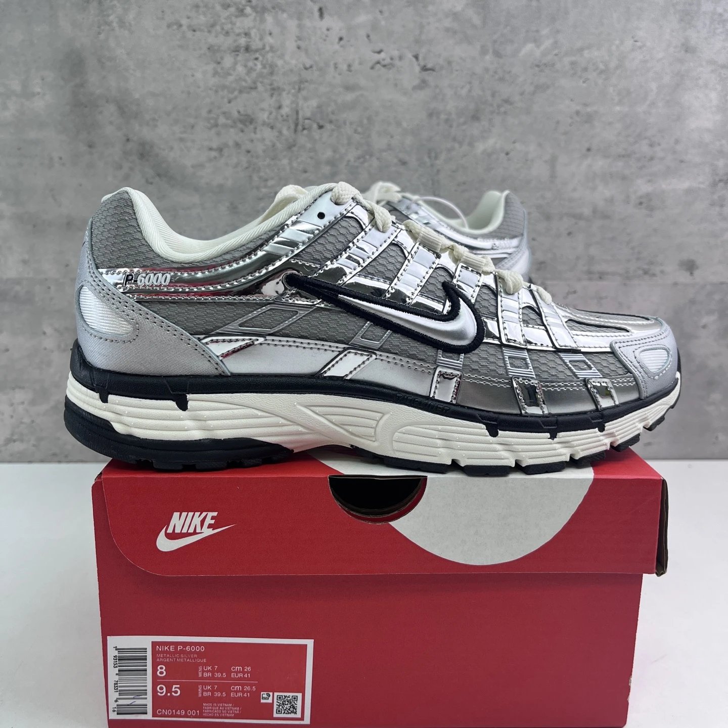 P-6000 Silver Black CN0149-001 35.5-47.5