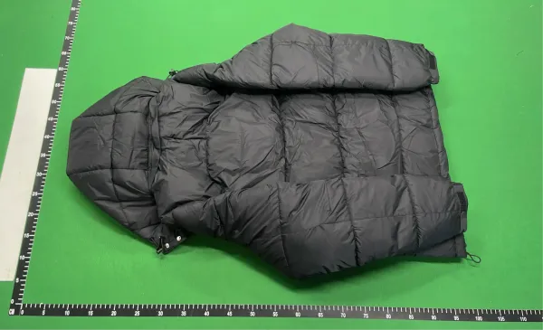 Burberry Down Jacket Beige with Iconic Check Hood - 13