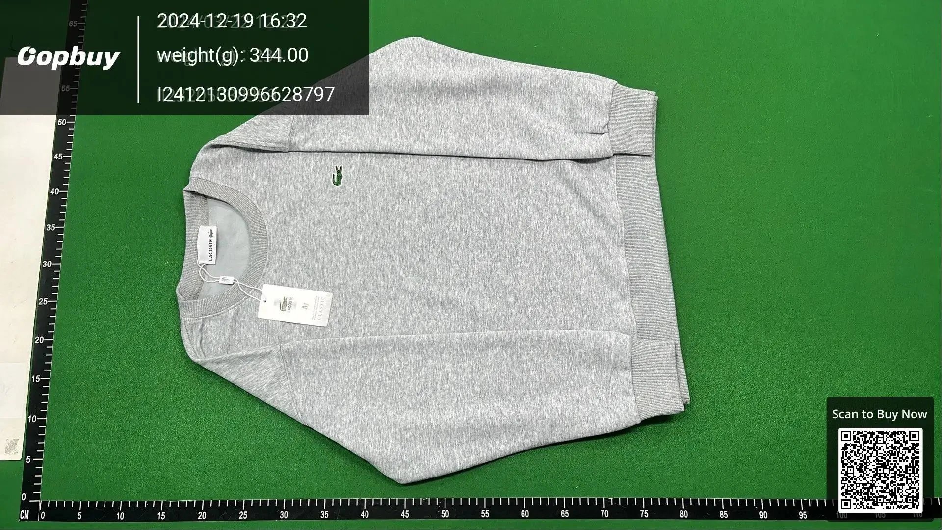 Lacoste Classic Crewneck Sweatshirt Black - 7