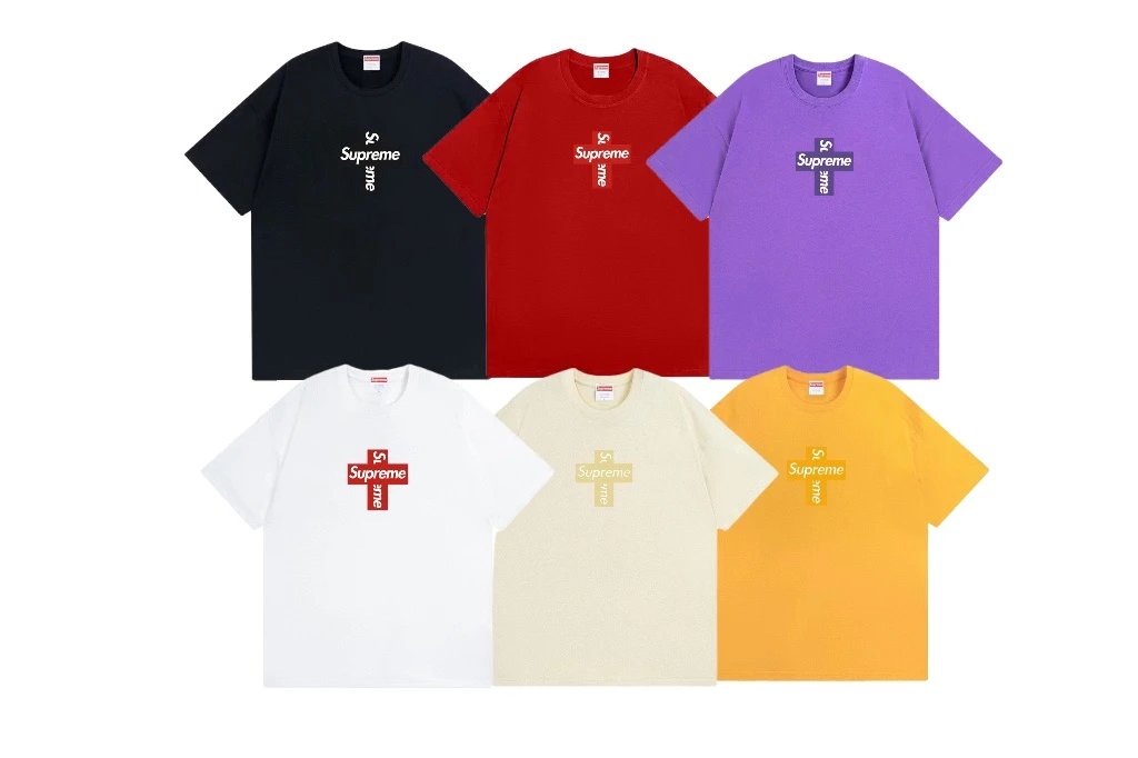 Supreme Cross Logo T-Shirt [40 styles]