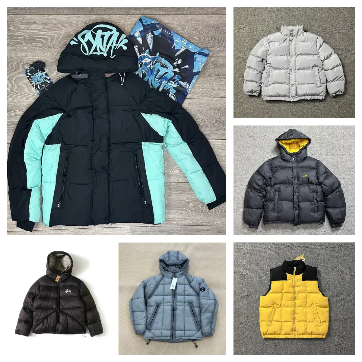 Stussy Corteiz Syna World Down Jacket 