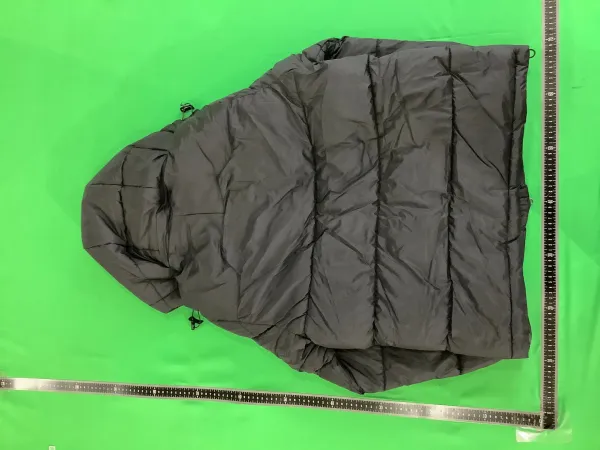 Burberry Down Jacket Beige with Iconic Check Hood - 11