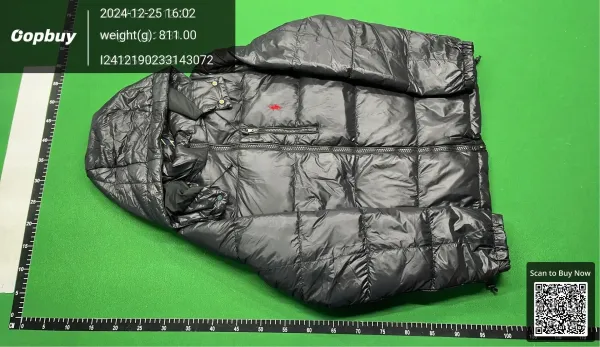 Burberry Down Jacket Beige with Iconic Check Hood - 8