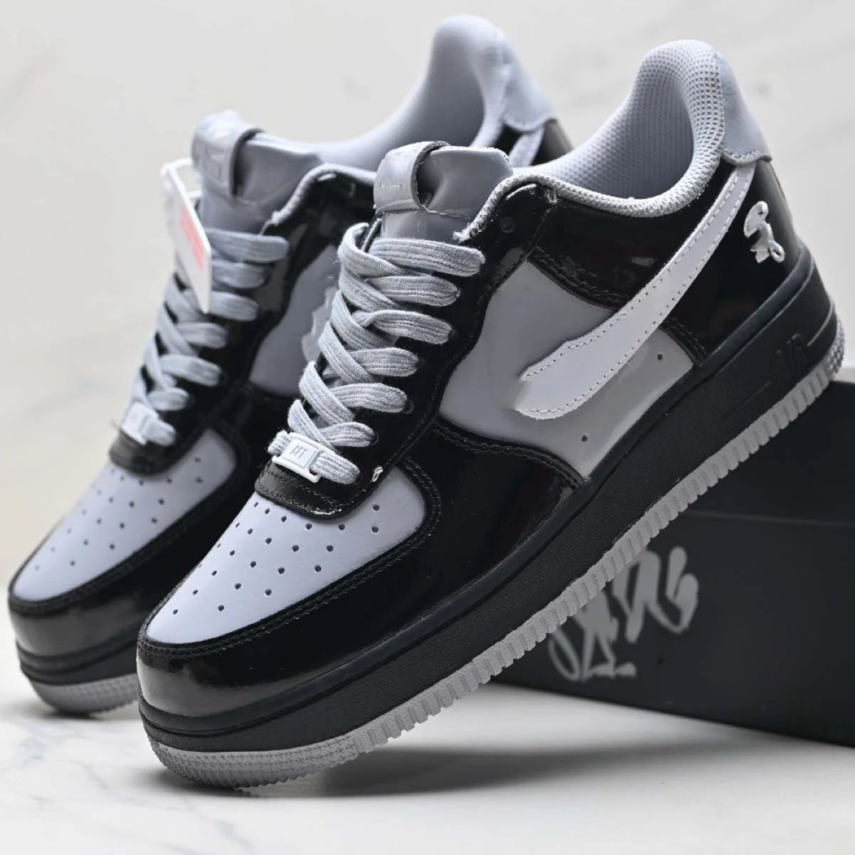 Black Grey CC Collab [Patent Leather]