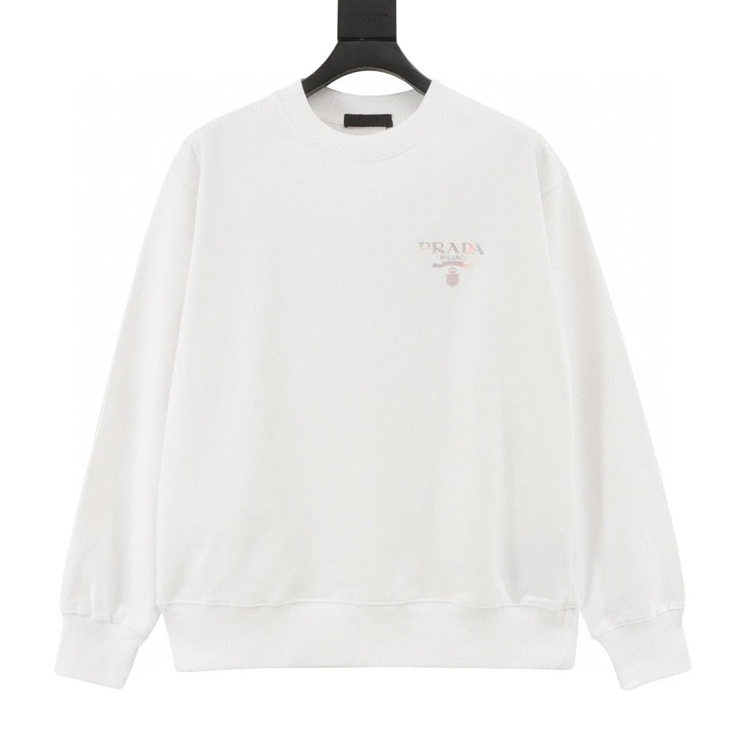 Prada 25FW laser round neck sweatshirt