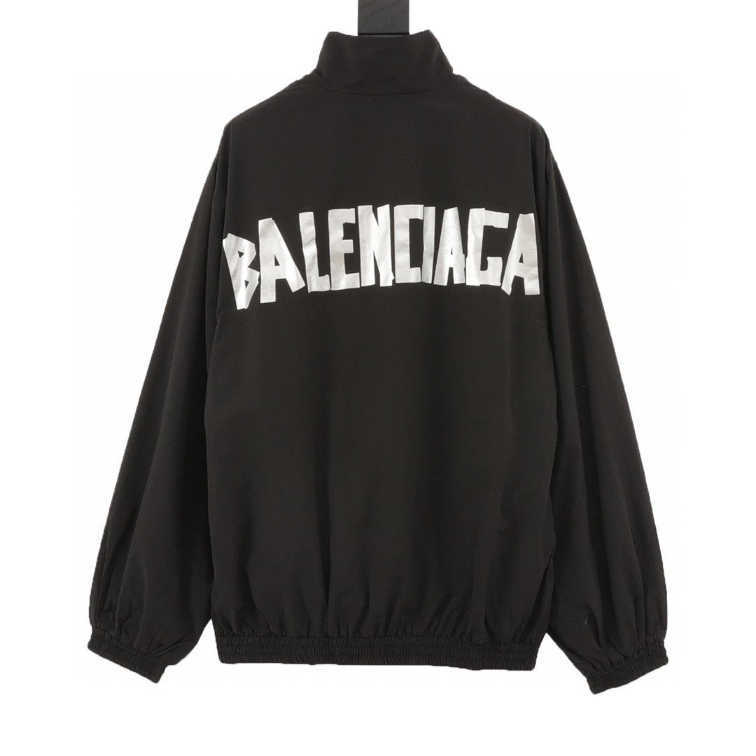 BALENCIAGA. Tape Print Tactical Jacket