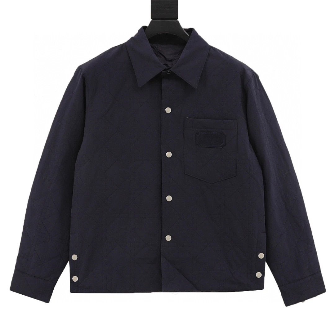 DIOR。New diamond patterned shirt jacket