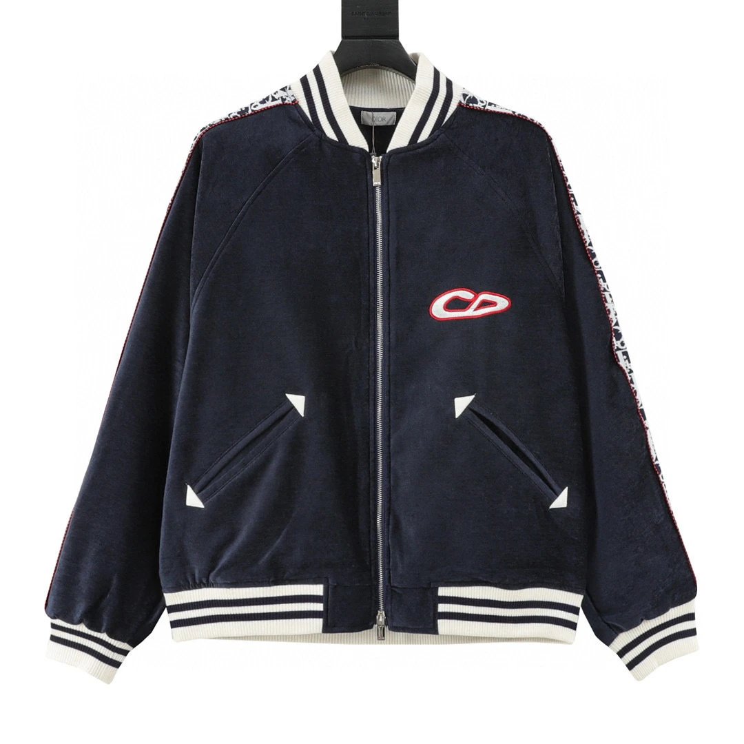 Christian Dior.X KAWS Year of the Snake Limited-Edition Webbing Varsity Jacket