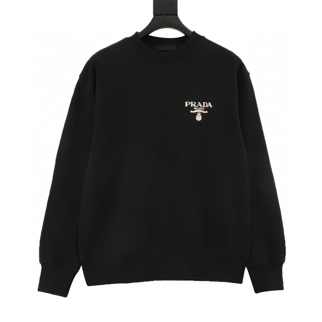 Prada 25FW laser round neck sweatshirt