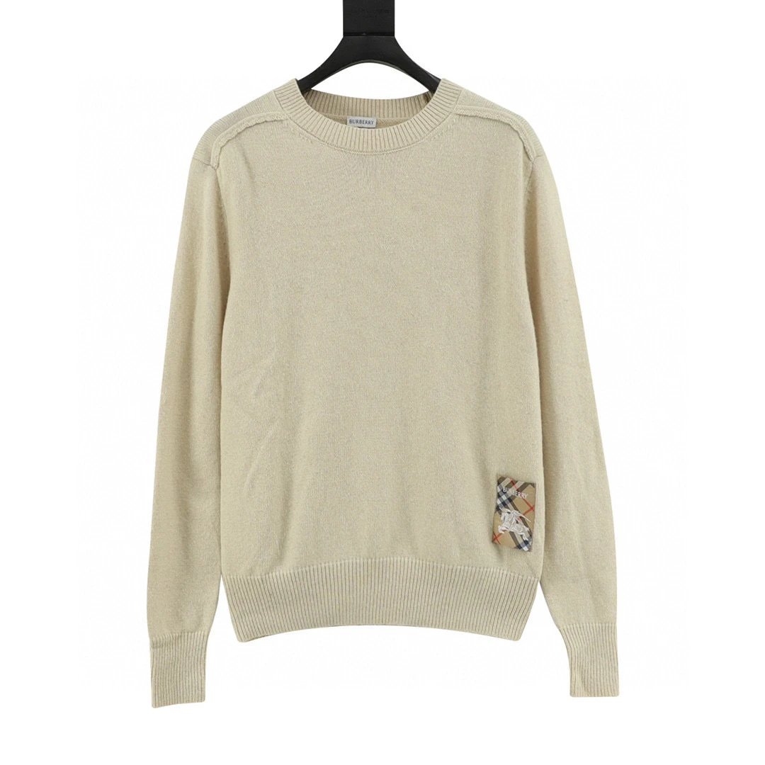 Embroidered Label Warhorse Crewneck Sweater