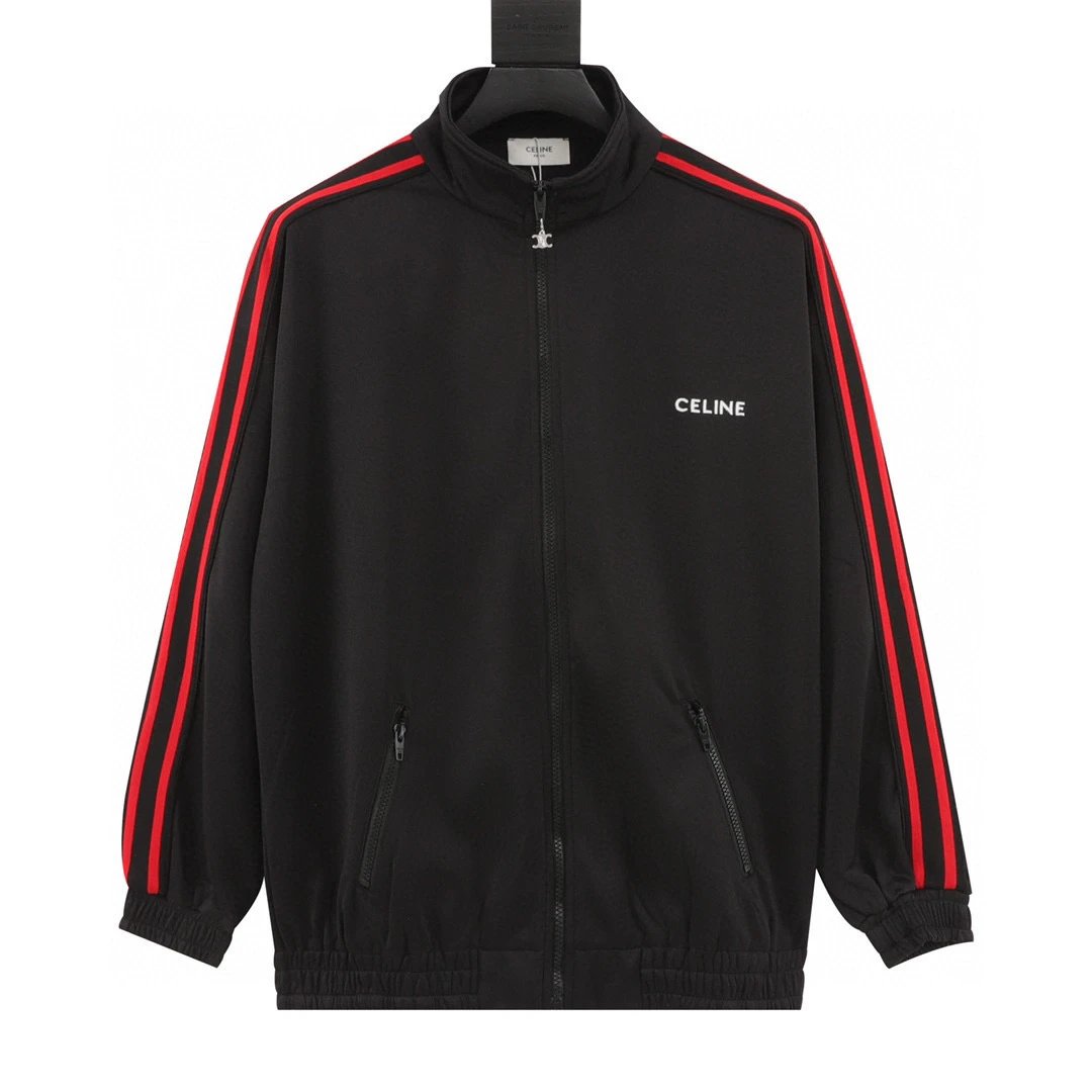 Side webbing zipper jacket