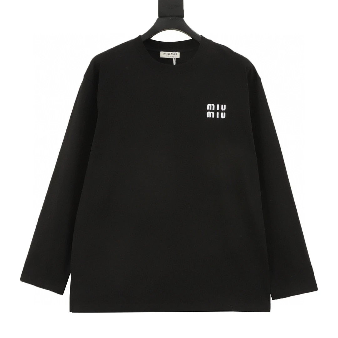 25SSChest letter-long sleeve