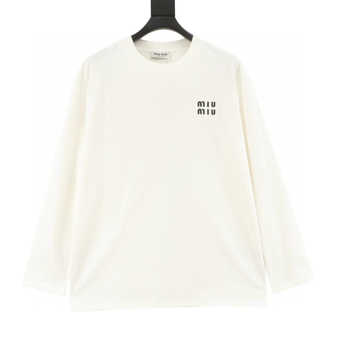25SSChest letter-long sleeve