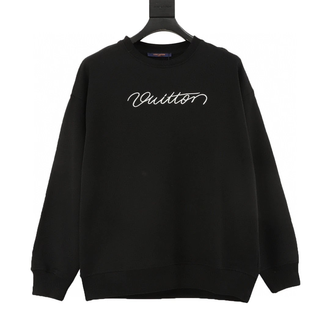 Signature logo embroidered hoodie