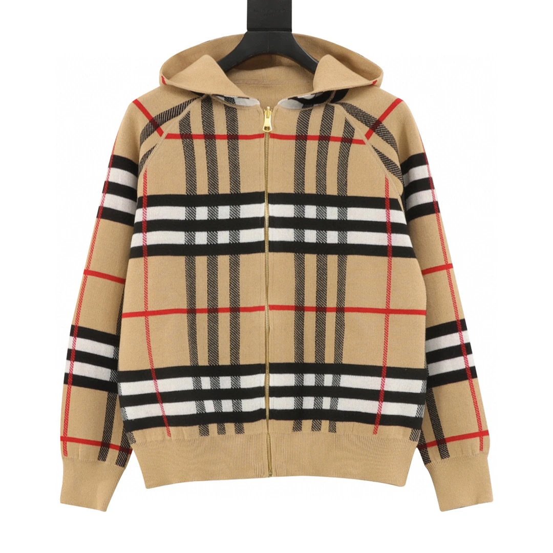 Knitted cashmere jacquard knitted cardigan jacket