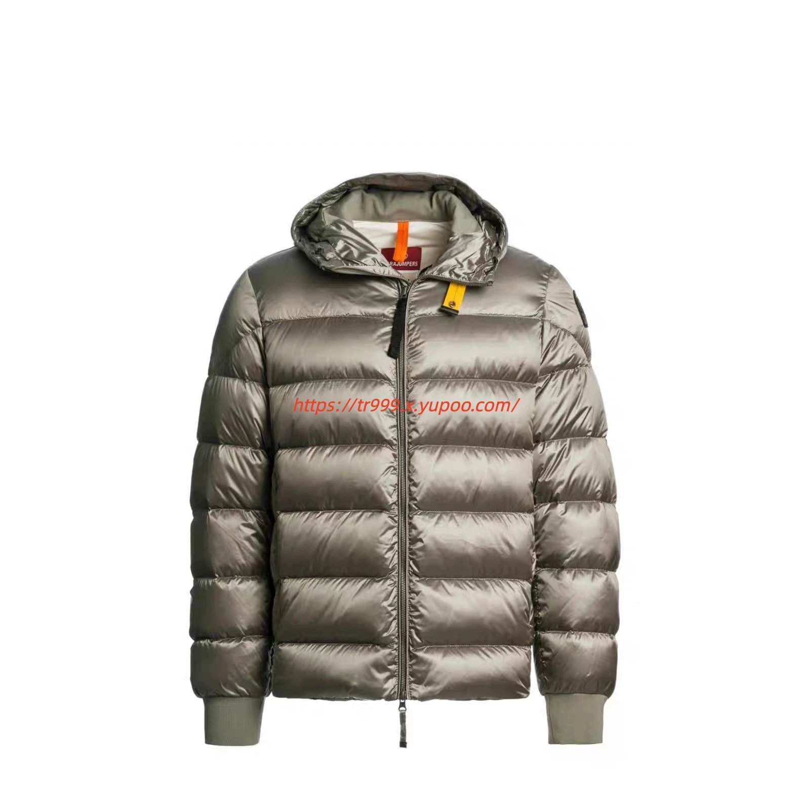 Khaki down jacket
