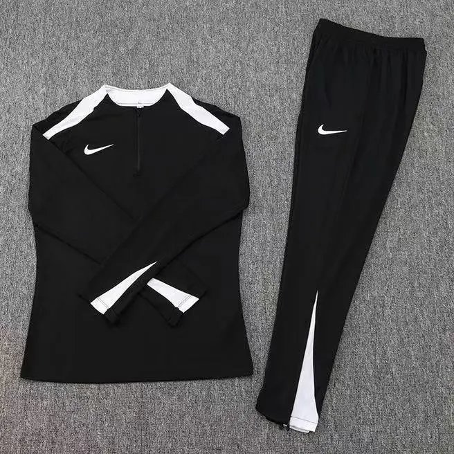 Half-Zip Black Set