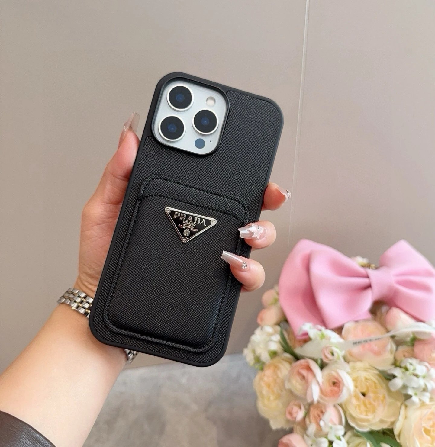Louis Vuitton Phone Cases Patterned Case Collection — P-With card bag