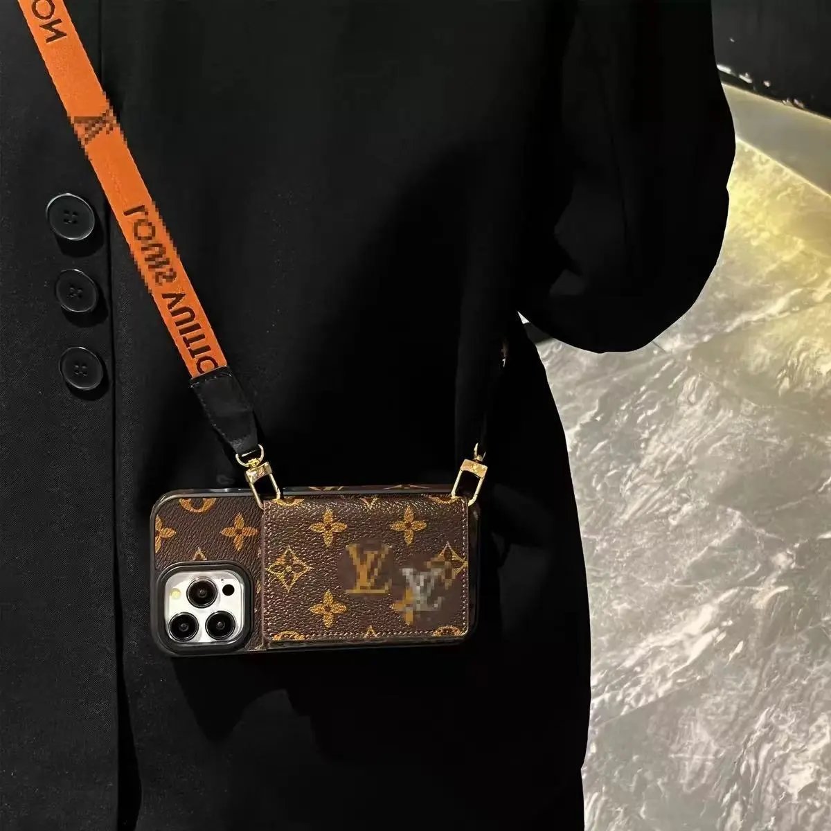 Louis Vuitton Phone Cases Patterned Case Collection — Sling presbyopes-braided rope