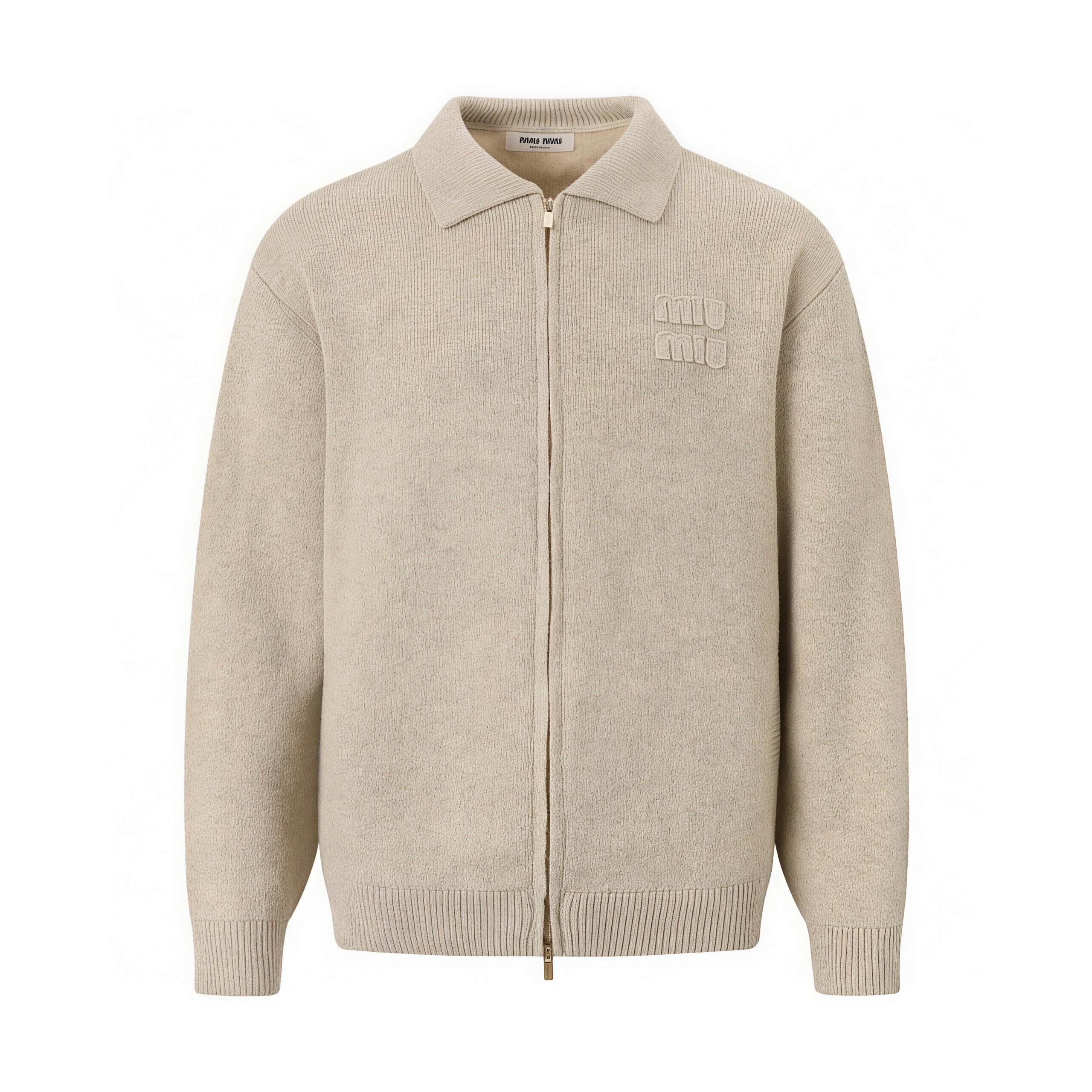 Miu Wool zipper jacket男女同款外套