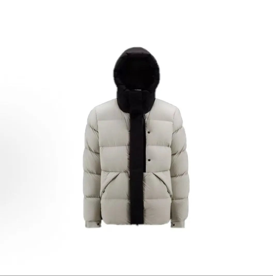 Mon Color blocked short down jacket-L