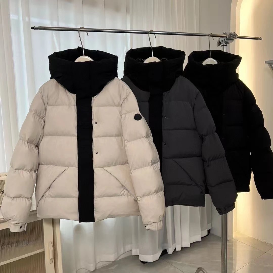 Mon Color blocked short down jacket-L