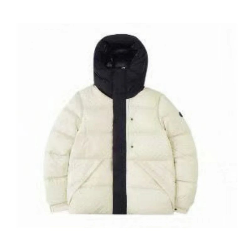 Mon Color blocked short down jacket-L