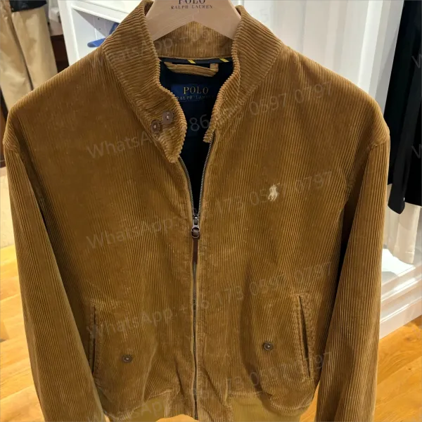 Polo Ralph Lauren Corduroy Jacket Camel Outerwear Jacket - 1