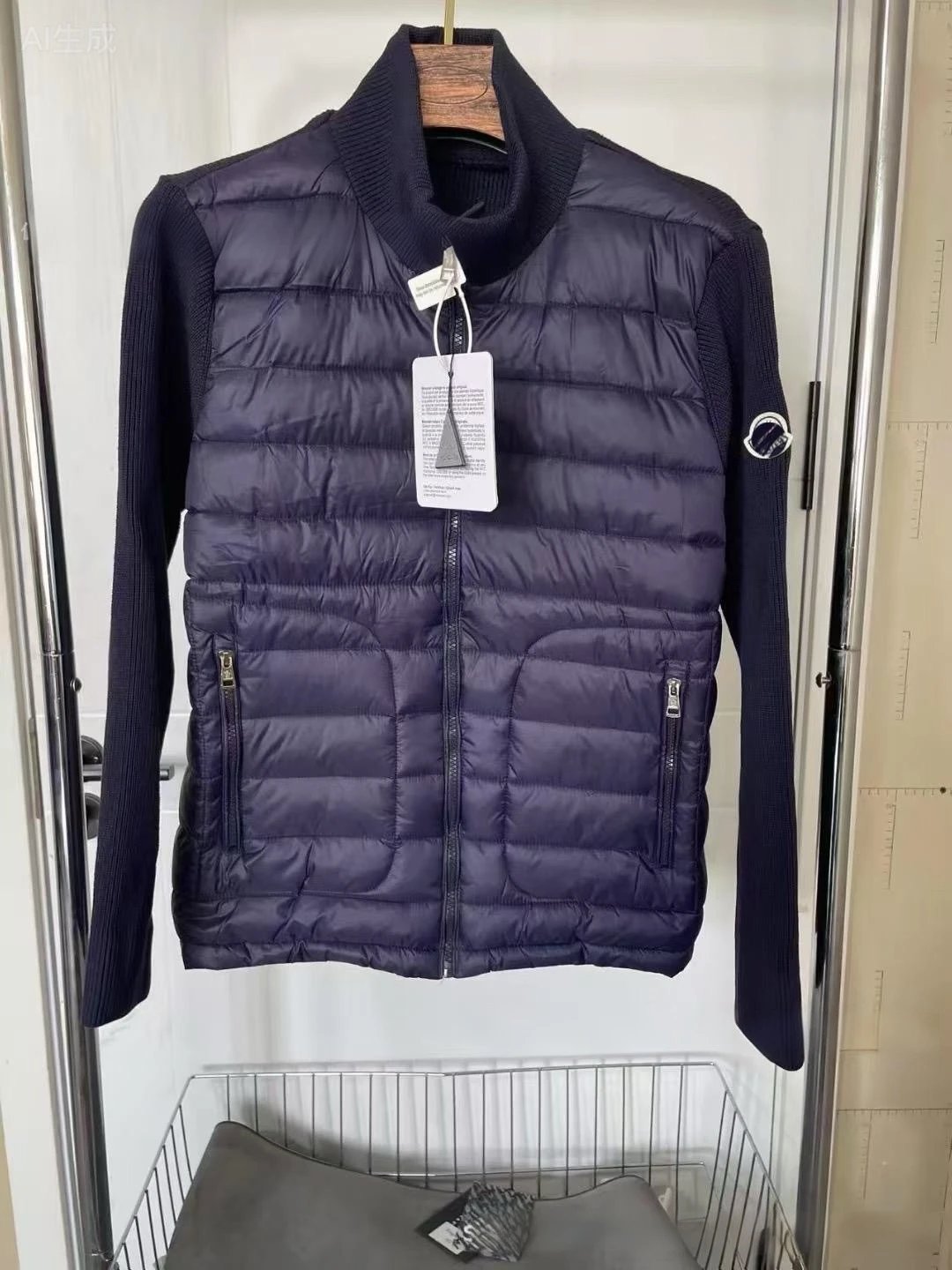 M0NCIer Navy Cardigan NFC