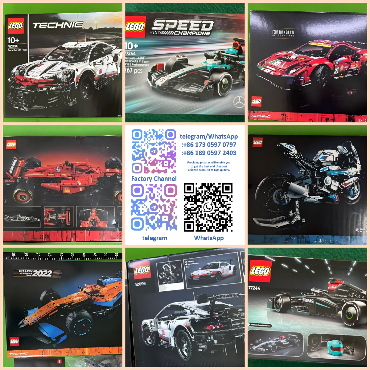 Complete collection of car building blocks (no returns or exchanges if there are no quality issues)