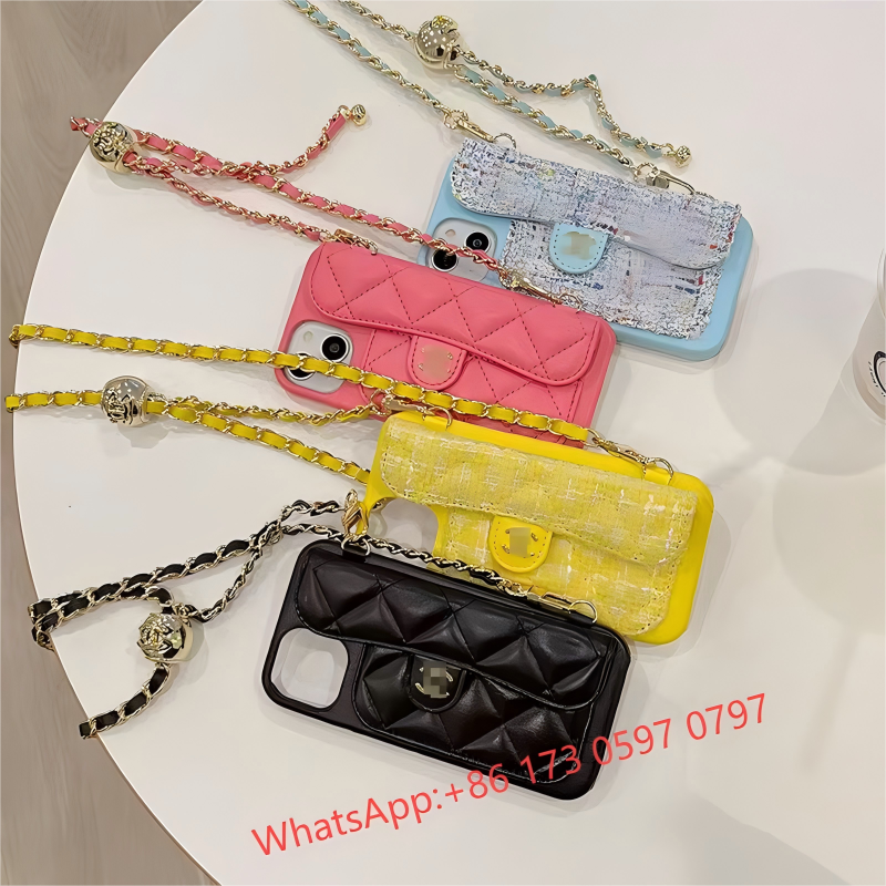 Chanel Classic Flap Phone Case with Chain Strap Black - 2