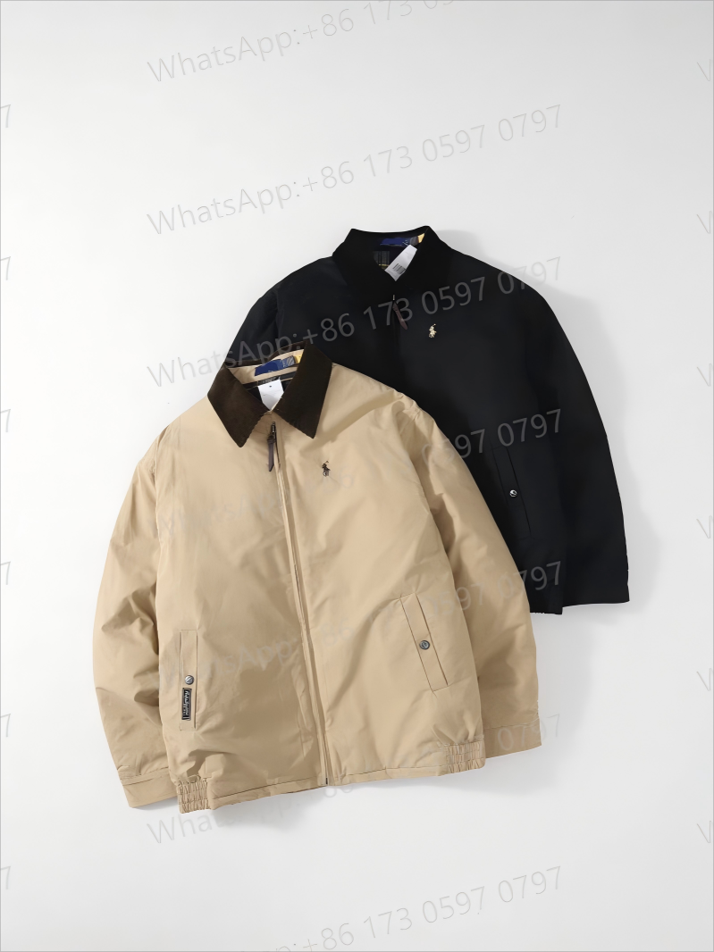 Polo Ralph Lauren Classic Black Windbreaker Jacket Outerwear - 8
