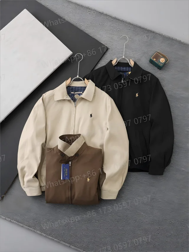 Polo Ralph Lauren Jackets Pony Logo Zip-Up Jacket product detail image 4