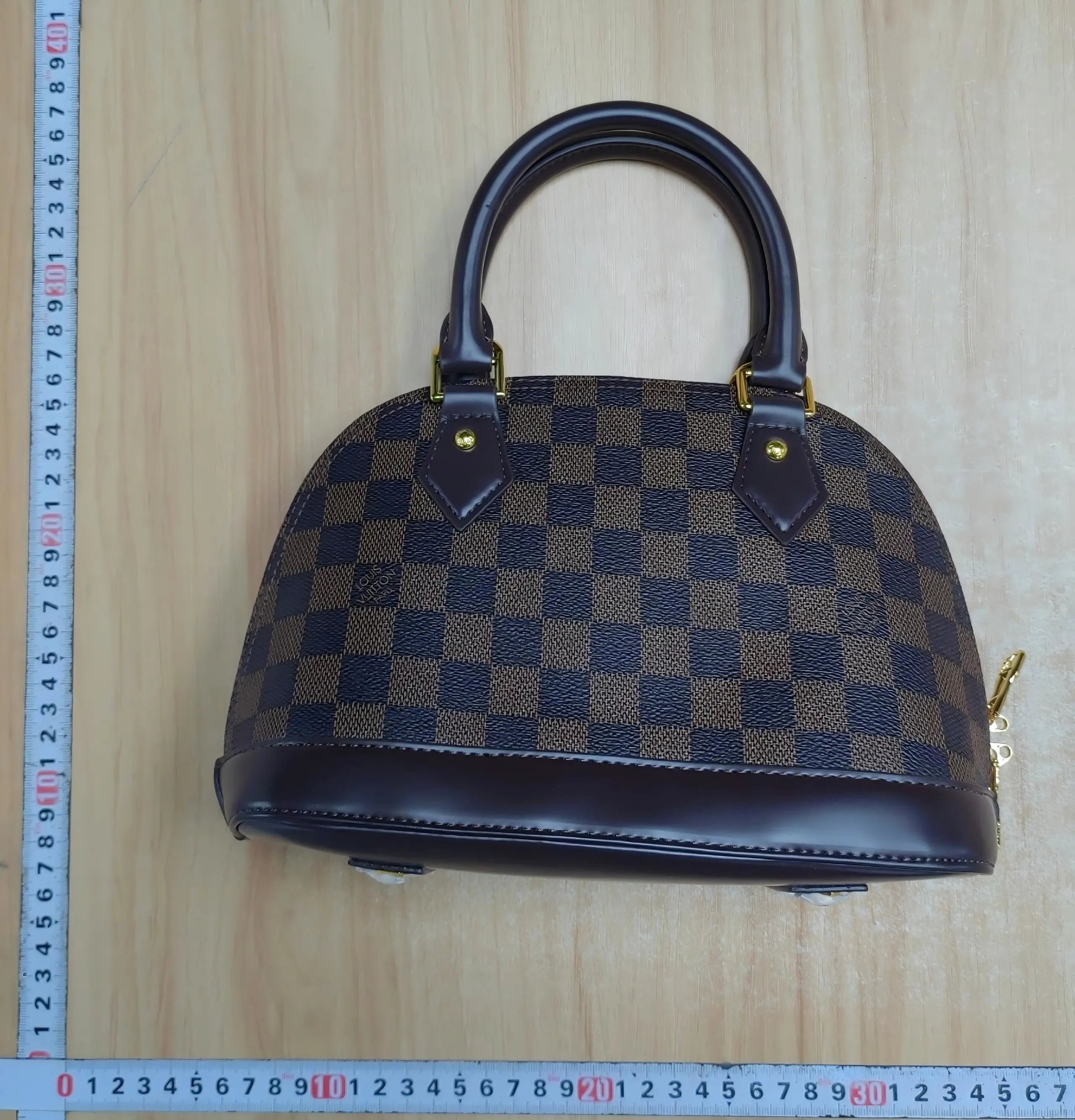 Louis Vuitton Damier Ebene Alma BB Top Handle Handbag
