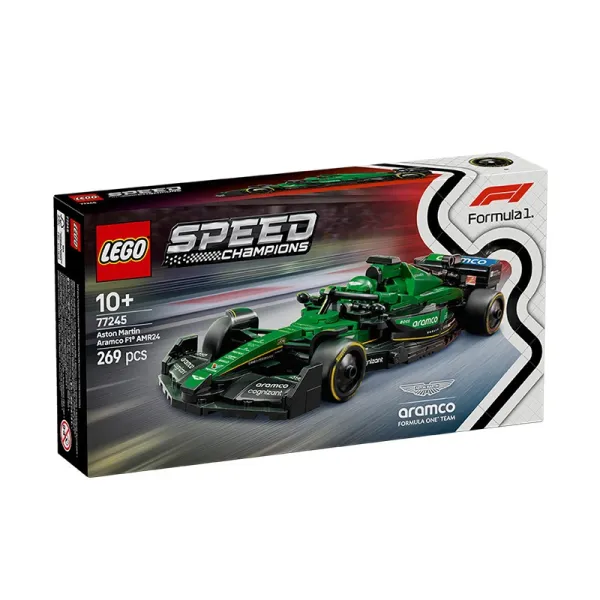 LEGO Speed Champions Aston Martin Aramco F1 AMR24 Green Racing Car Set - 1