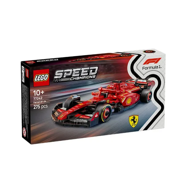 LEGO Speed Champions Ferrari SF-24 Red Formula 1 Racing Car Set - 1