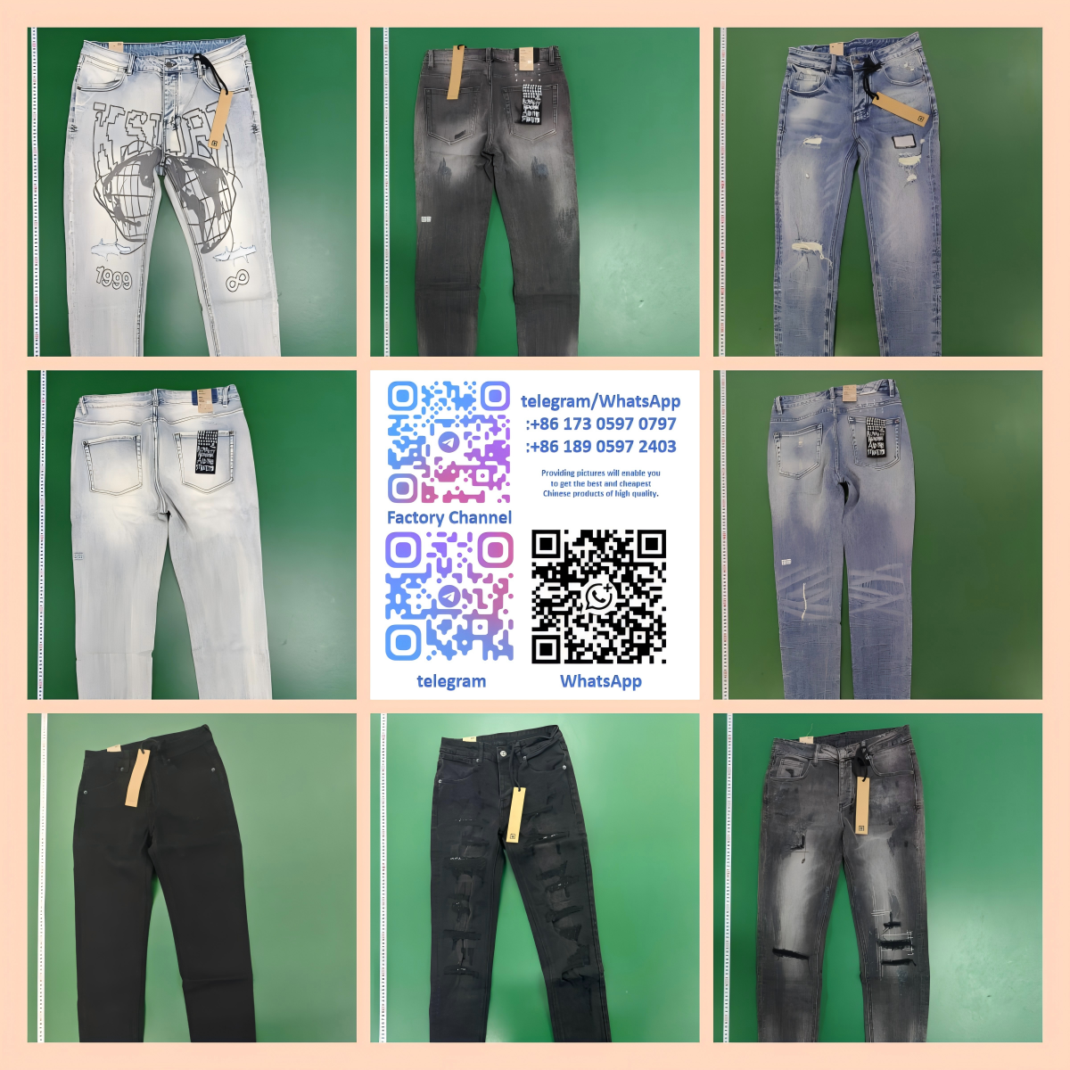 LM66- High quality casual men's autumn jeans+Whatsapp:+86 173 0597 0797