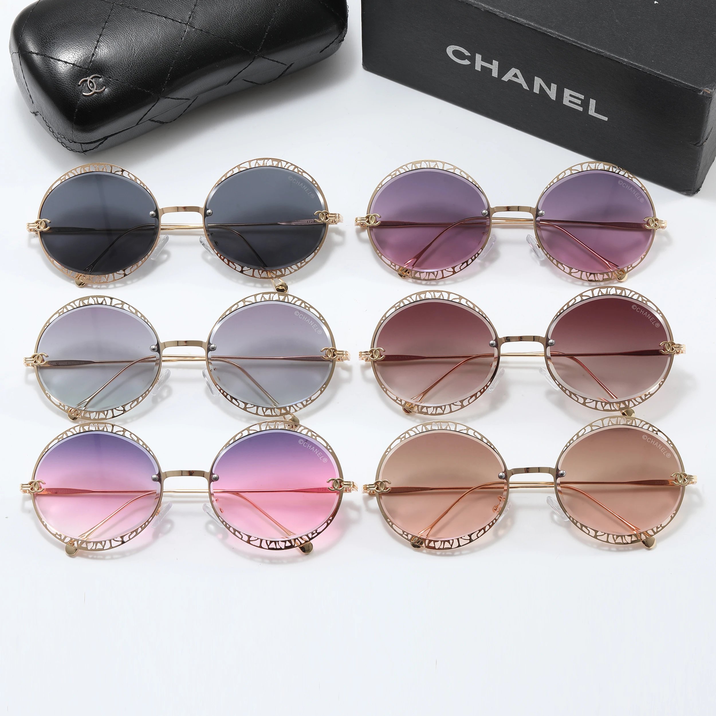 Chanel round sunglasses QC photos
