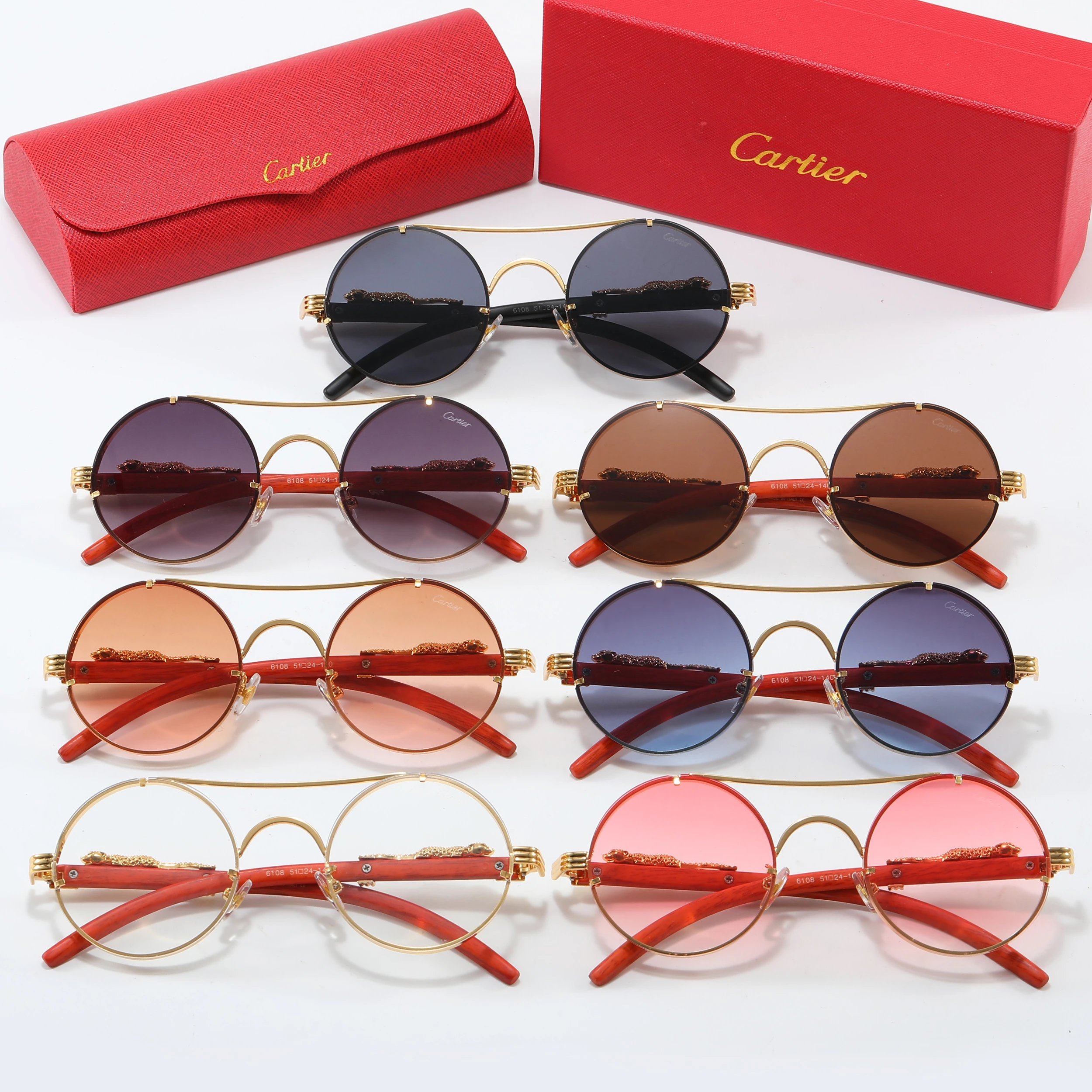 Cartier round sunglasses QC photos