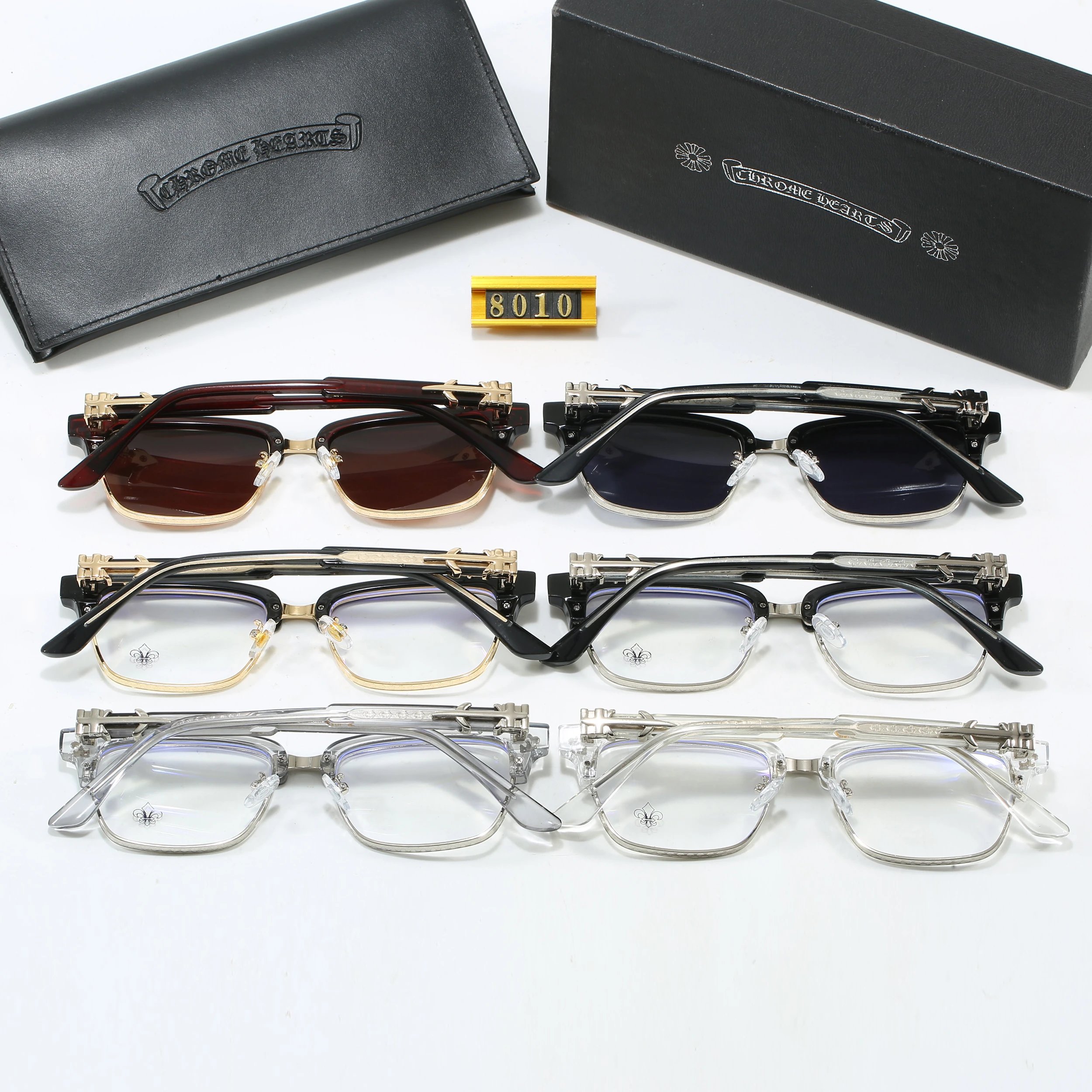 Chrome Hearts Eyeglasses and Sunglasses Set QC photos