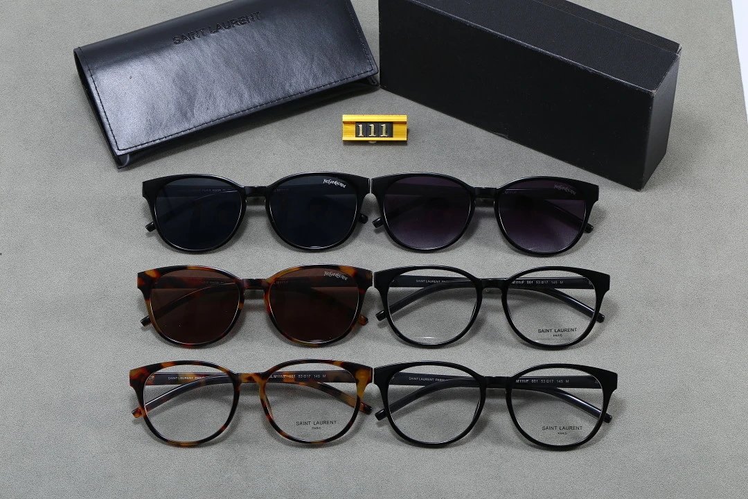 YSL glasses and sunglasses set QC photos