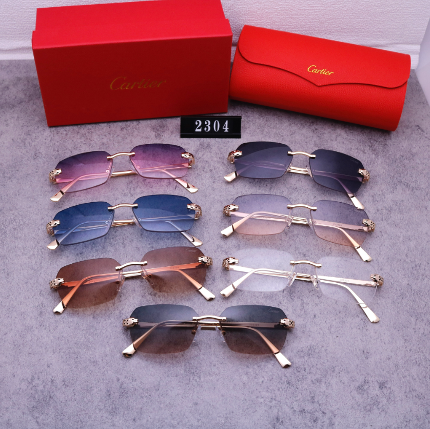 Cartier rimless sunglasses QC photos